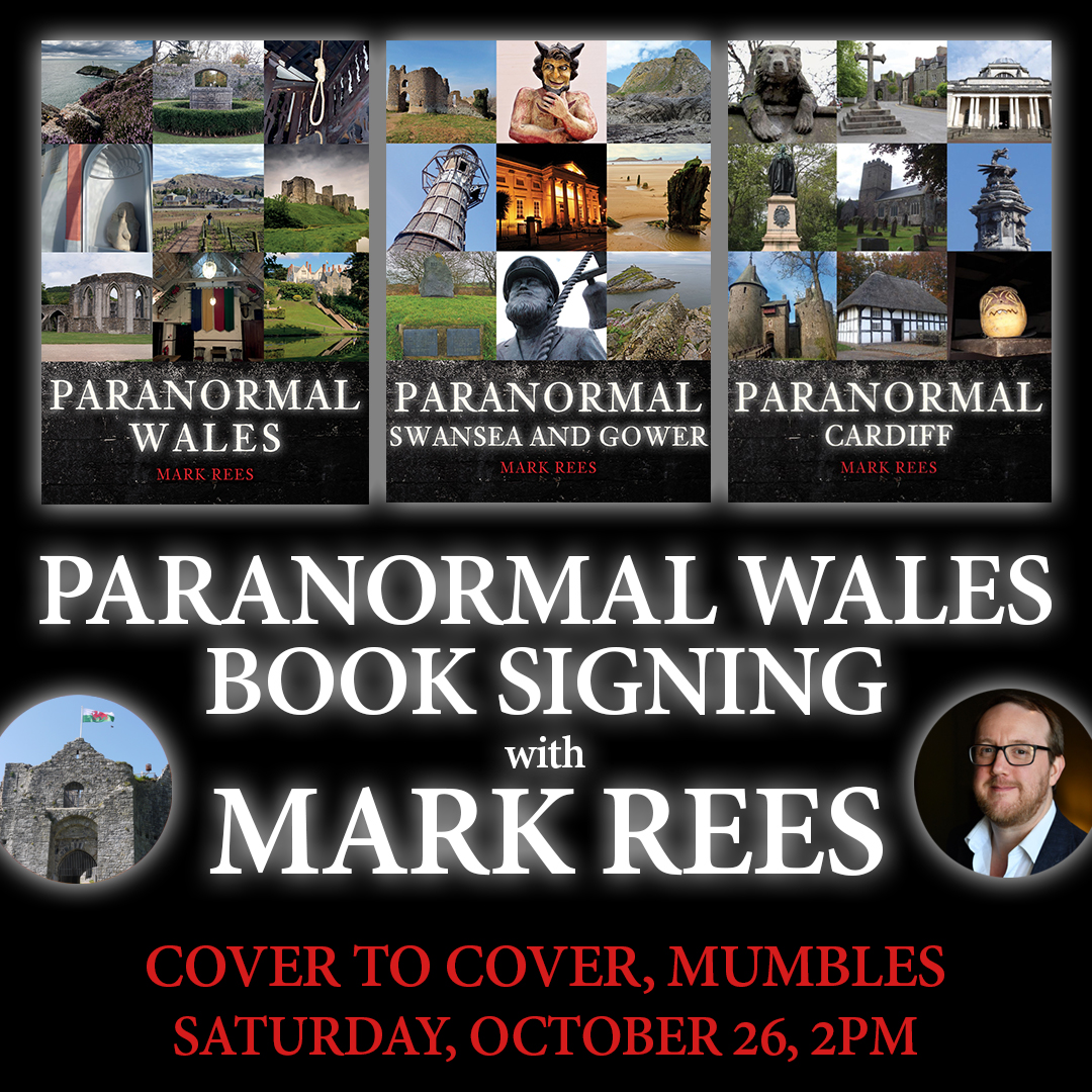 Paranormal Wales book signing in Cover to Cover