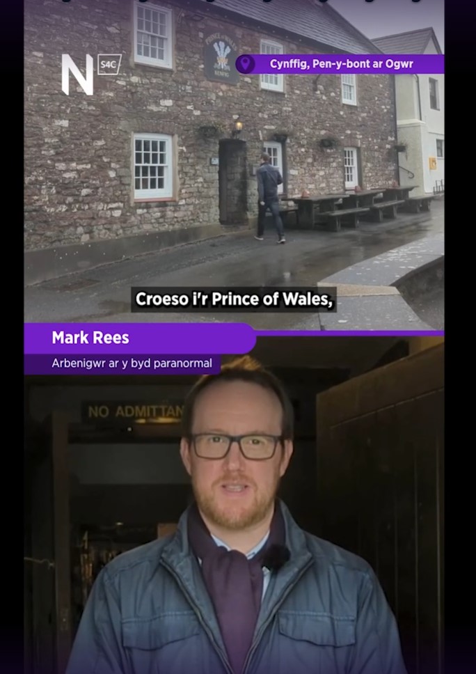 Watch: Mark Rees returns to Wales’ “most haunted” pub for S4C