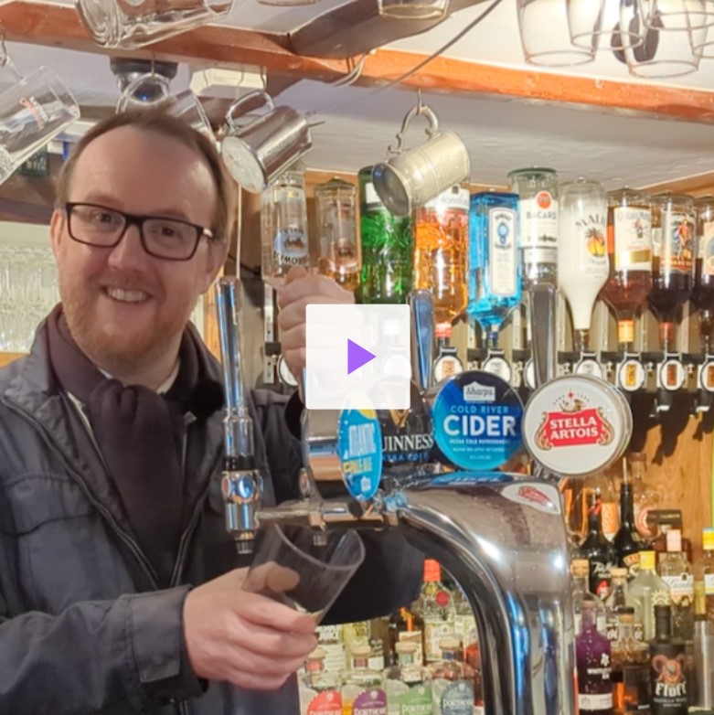  Mark Rees finds spirits of more one that variety at the Prince of Wales pub!