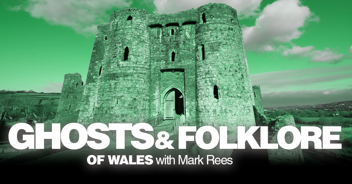 Haunted Kidwelly Castle on the Ghosts and Folklore of Wales podcast