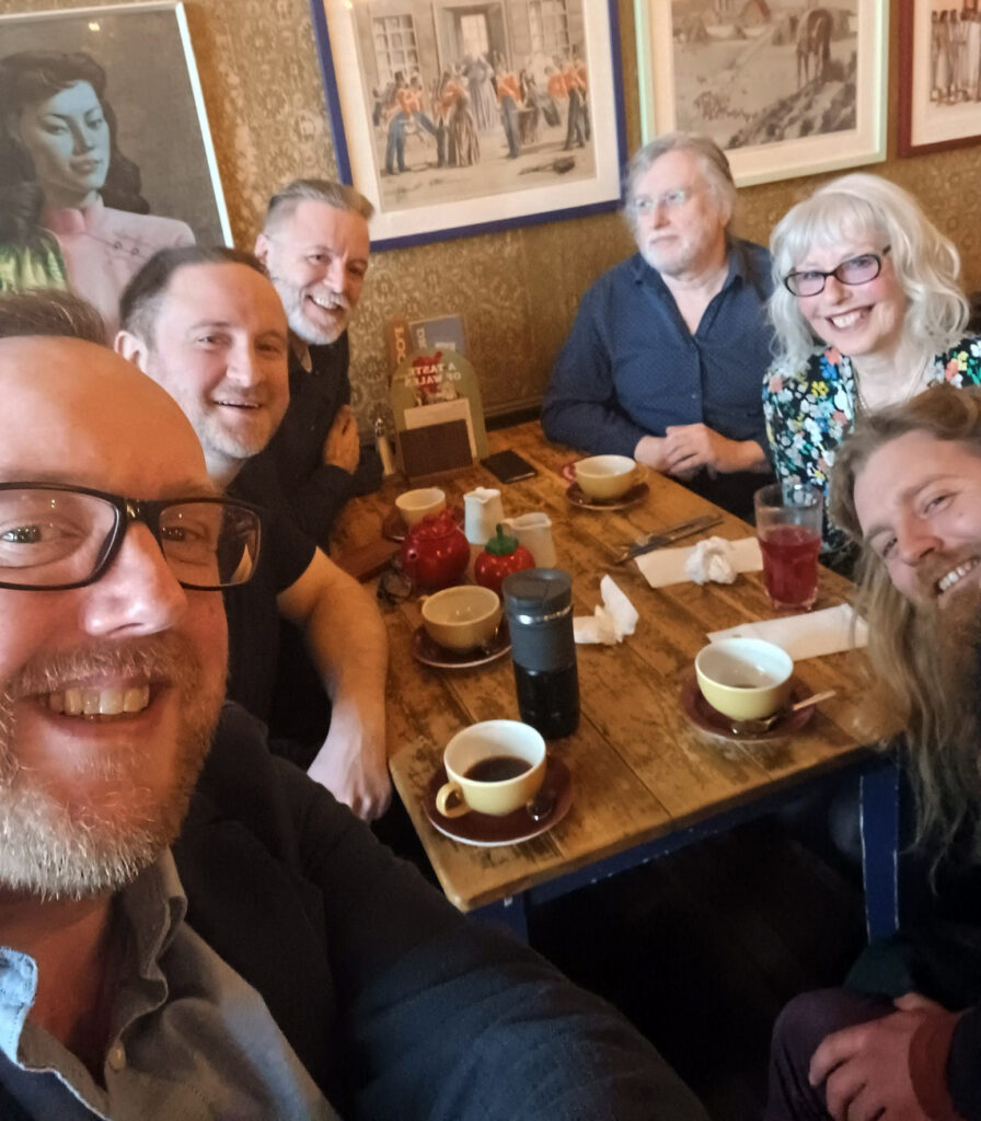 Hello Swansea - topping up on caffeine in Zinco Lounge before the first ever Paranormal Unpacked Live!