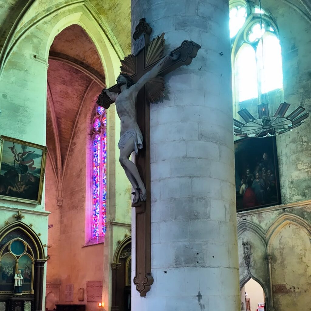 Inside Collegiate Church, Saint-Émilion.