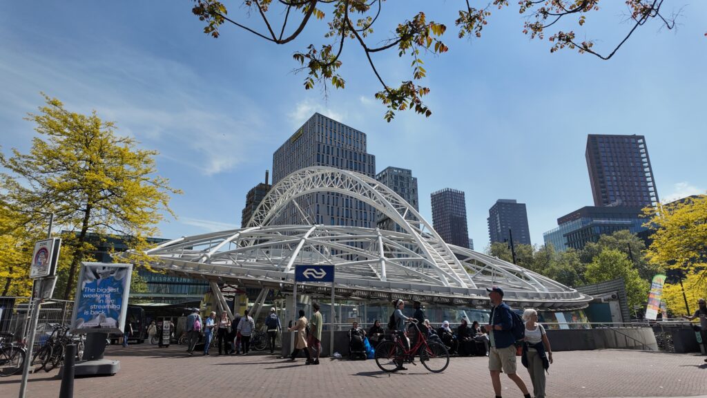 A UFO - or maybe a train station - in Rotterdam.